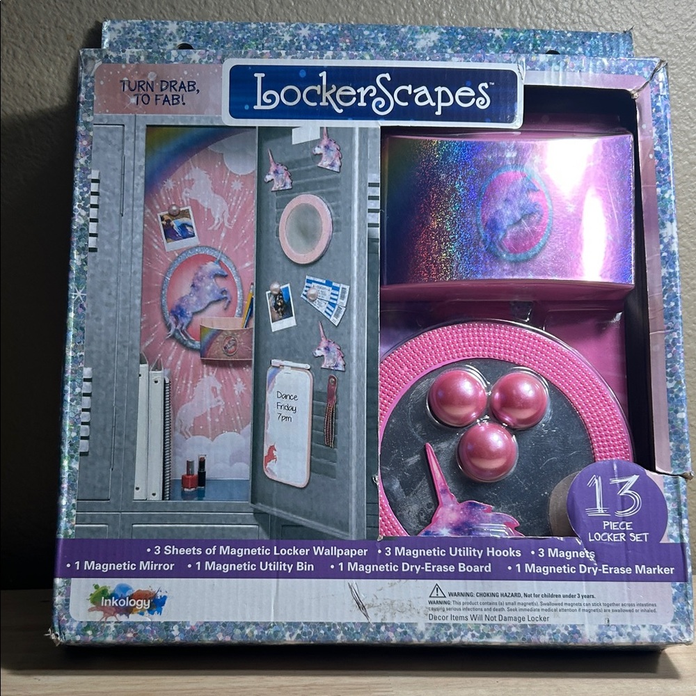 13 pieces unicorn decoration Locker Set           Perfect gift for your “A” girl